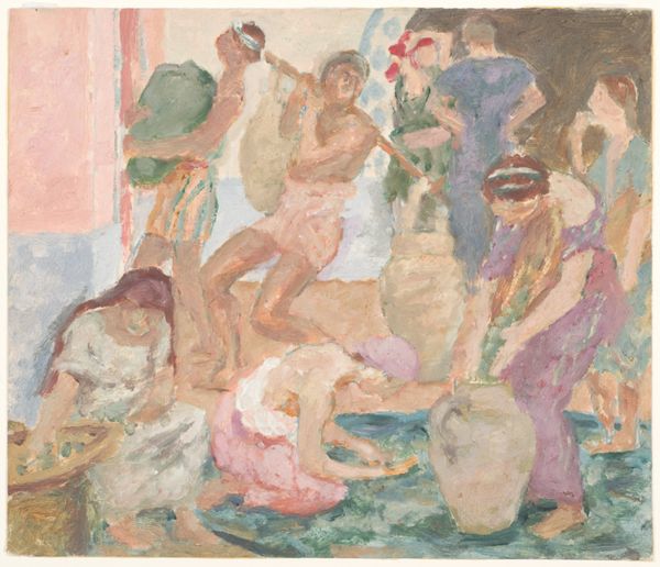 Rupert Bunny - Sketch for Olive Harvest, c.1925. Oil on Cardboard