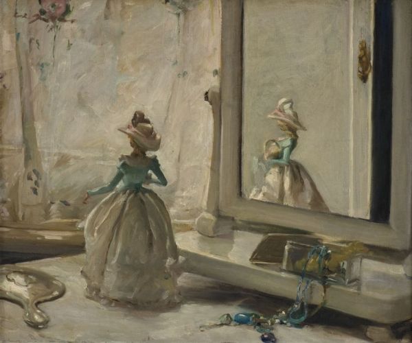 Ewing_Collection_Constance Jenkin_'The lady pincushion', c,.1909-11, oil on canvas